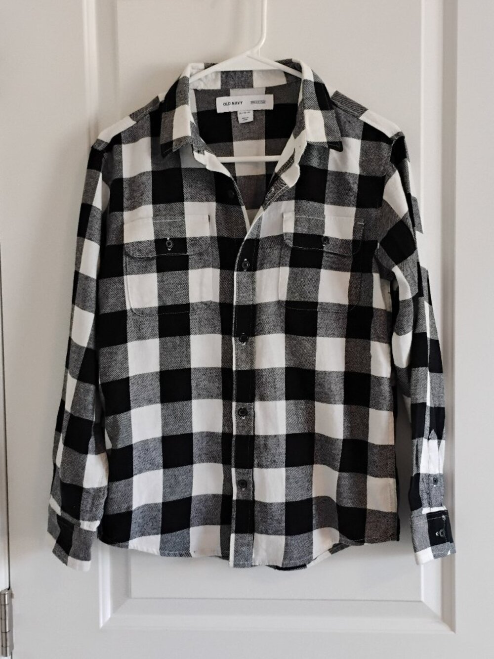 Old Navy Long Sleeve Button Front Flannel Size XL